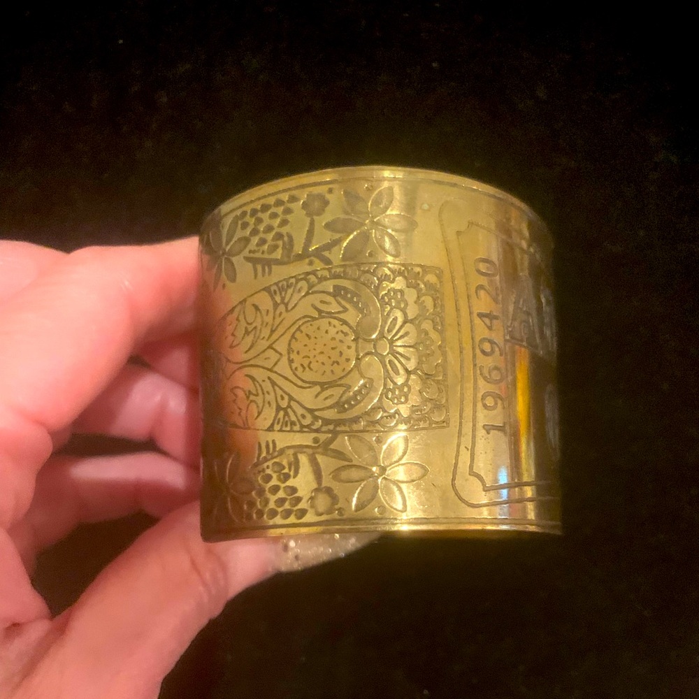 🔴BRASS CUFF BRACELET 🔴 GREAT CONDITION! NEVER WORN! - Picture 3 of 6